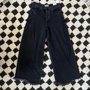Free people wide leg denim (we the free)